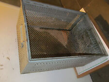 Schäfer LAGERKISTE METALL METALLBOX METALLCONTAINER STAPELBOX gelocht65x48x30sch