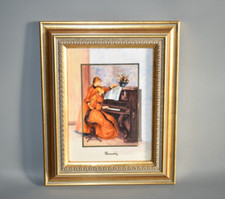 Goebel Artis Orbis Bild Porzellanmalerei Auguste Renoir Jennes filles Piano /#B4