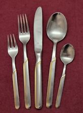 WMF Onda Gold Cromargan Besteck 5 teilig mehrere Sets vorhanden Note 3