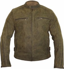 Retro Motorrad Lederjacke
