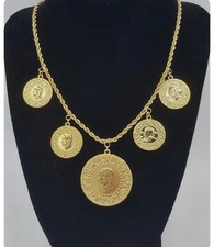 ?Ceyrek Kolye Tüm Altin Kaplama Münzen Kette Vergoldet Atatürk Münzen Neu?