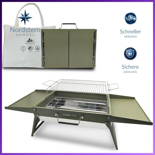 Holzkohlegrill klappbar x - 47,
