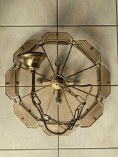 Lampe Esszimmer/ Wohnzimmer,  vergoldet, wunderschön 1982,  mit LED´s verwendbar