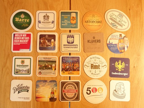 Aus bierdeckelsammlung 20 - aus,
