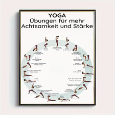 Leinwanddruck  Yoga Übungen