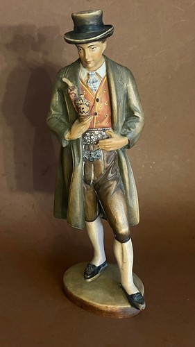 Alte holz figur mann bauern - alte,