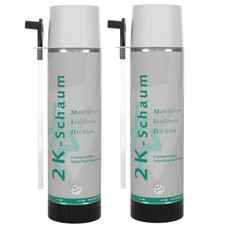 2x SOUDAL 2K Türzargenschaum Schnellschaum Türschaum PU Adapterschaum B2