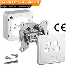 4-Fach SAT TWIN Antennendose