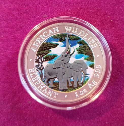 Silber african wildlife - 1, oz