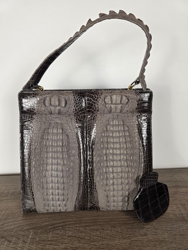 Vintage 60s lederhandtasche - 60s,