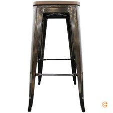 hjh OFFICE Barhocker Hocker VANTAGGIO HIGH WS schwarz drehbar SIEHE TEXT/FOTO