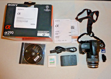 Spiegelreflexkamera + SONY Alpha 290 + DT 18-55mm 3,5-5,6 SAM + OVP + defekt 