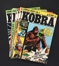 KOBRA mit Poster Trigan u.a. Comic Heft 1975-1977 Auswahl Gevacur AG 