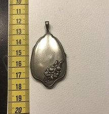 Medaillon Silber Rosen Alt