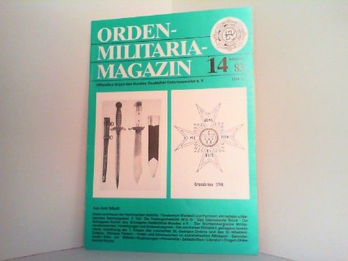 Orden militaria magazin heft - orden, militaria-magazin.