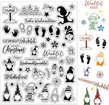 Silikon Stempel Weihnachten