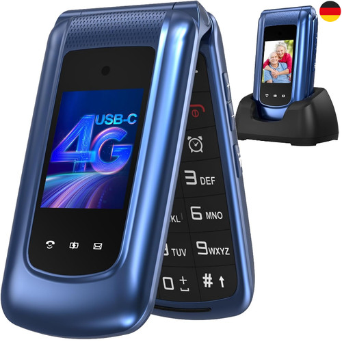 Klapphandy seniorenhandy - 4g,
