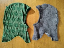 Tolle Sturmhaube Mikkline Wolle grau 98/104 Smafolk gratis