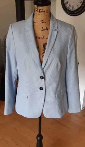 Comma blazer weiß hellblau - comma,