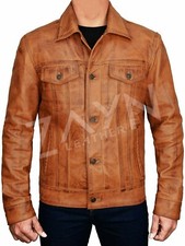 Herren Echt Lammleder Leder