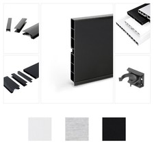 Küchensockelleisten Sockelleiste bis 150mm Höhe Sockelblende Einbauküche Zubehör