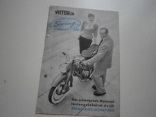 Victoria Swing 200, Originaler Moped, Motorrad Prospekt, von 1955