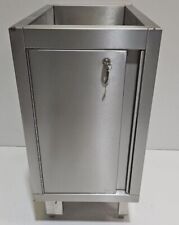 Gastro Edelstahl Unterbau Arbeitsschrank mit Zwischenboden und Drehtür