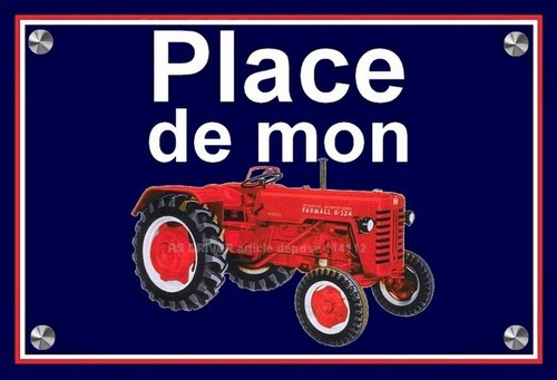 Plakette mein traktor - mein,