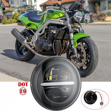 5.75'' Motorrad LED Haupt Scheinwerfer 5-3/4 Zoll Hi/Lo Projektion für Harley