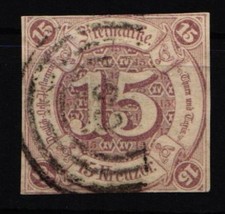 Thurn taxis 24 gestempelt - taxis,