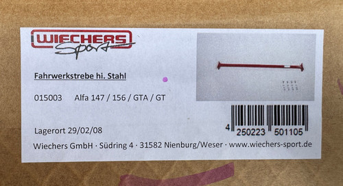 Wiechers fahrwerksstrebe stahl - fahrwerksstrebe,