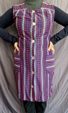 Nylon Dederon kittel schürze Vintage  Apron M82  -Original 70er Jahre