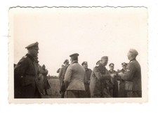 Foto/Photo Portrait Wehrmacht & Polizei hohe Offiziere; im Felde