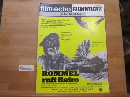 Film echo filmwoche vereinigt - filmwoche,