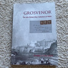 Trauer oder Briefmarken Auktion Katalog. Sammlung Malta 3. Juni 2025