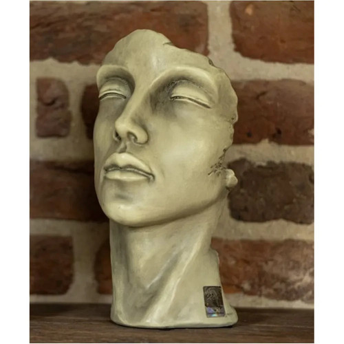Büste frau aus kunststein - frau,