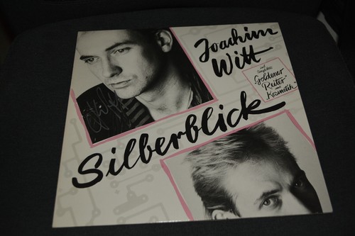 Joachim witt signed autogramm - joachim,