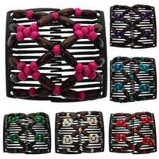 Trend African Hairclip Haarklammer Haarspange Butterfly Hair Clip Holzdesign