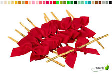 10 Satinschleifen 5cm Aufnähen Dekoschleifen Geschenkschleifen Hochzeitgeschenke