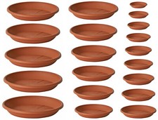 Topfuntersetzer in rund 21 Größen zur Wahl Untersetzer für Blumentopf Terrakotta