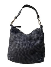 DAMENTASCHE ECHT LEDER GEFLOCHTEN VINTAGE