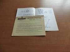 Betriebsanleitung Ersatzteilliste Weber Verdichter Rüttelplatte WD 1300 1800