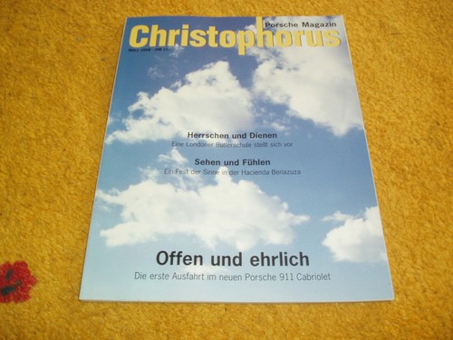 Porsche magazin christophorus - porsche,