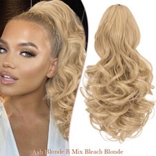 Clip in Klammer Pferdeschwanz Haarteil Zopf Haarverlängerung Ponytail Extensions