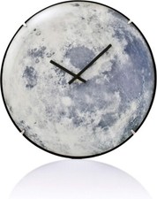 Funk-Wanduhr Mond Glow-in-The-Dark-Effekt 