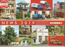 Katalog Busch Neues 2019 Modellbahnzubehör in HO N Z