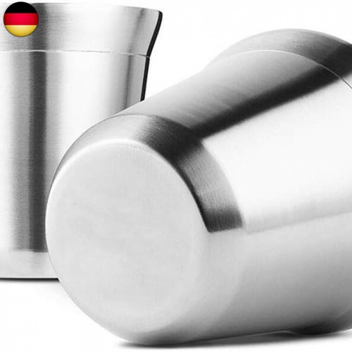 Edelstahl espressotassen - edelstahl, 2