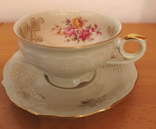 Sammeltasse, Bavaria Porzellan, Rosen + Goldmuster Nr.75