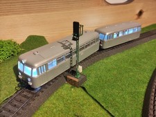 Märklin DIGITAL Schienenbus 3016 + 4018 H0, DCC, MM, LED, Unikat!