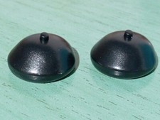 PLAYMOBIL x2 SCHWARZE MÜTZE SCHWARZE MÜTZEN REF 4304 5404 MÜTZE KAPPE SCHWARZ...